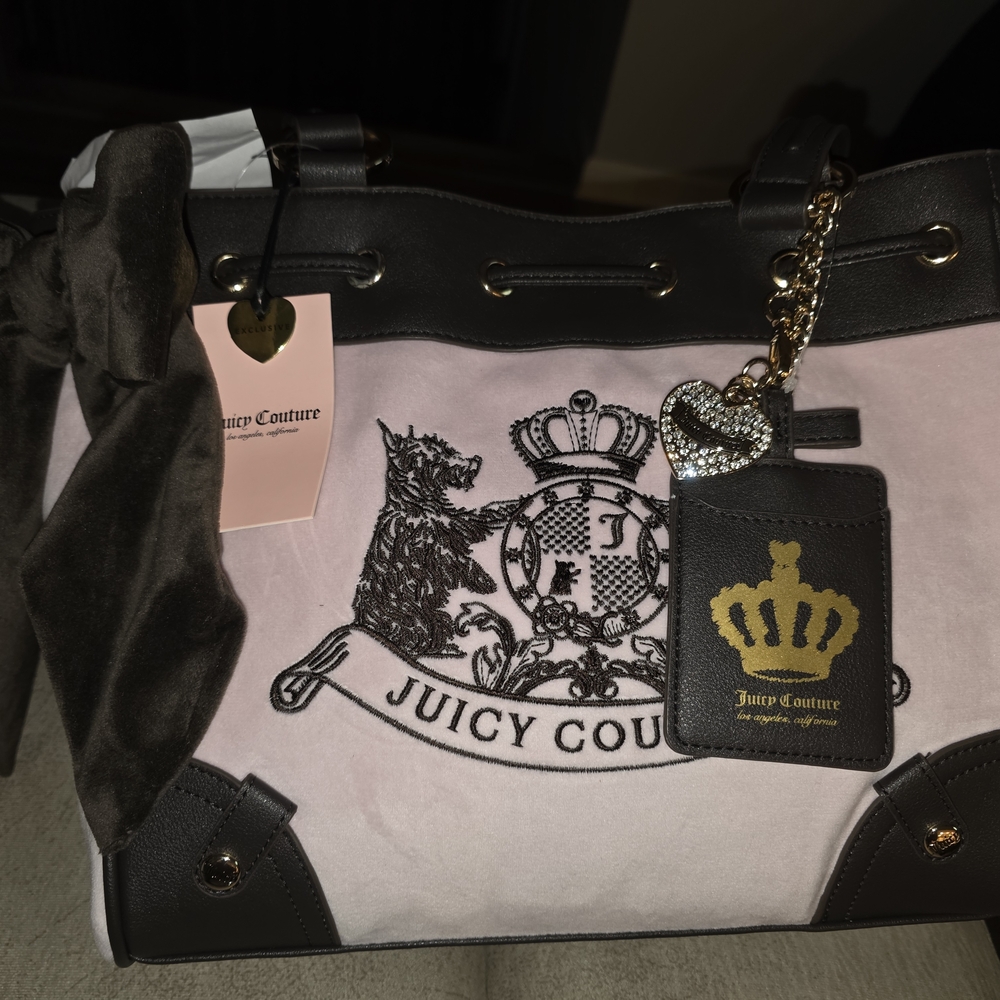 Juicy Couture Pink and Dark Brown Daydreamer